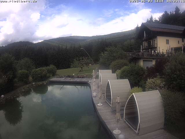 Archiv Foto Webcam Hotel Riedlberg, Bayerischer Wald