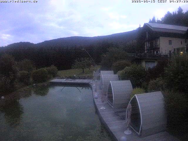 Archived image Webcam Hotel Riedlberg, Bavarian Forest