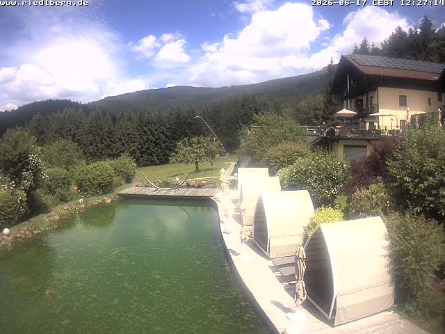 Archived image Webcam Hotel Riedlberg, Bavarian Forest
