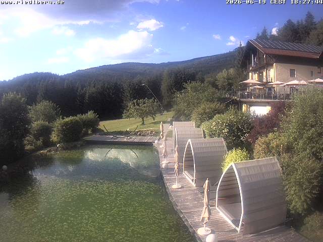 Archiv Foto Webcam Hotel Riedlberg, Bayerischer Wald