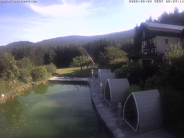 Archived image Webcam Hotel Riedlberg, Bavarian Forest