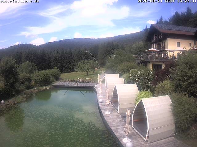 Archived image Webcam Hotel Riedlberg, Bavarian Forest