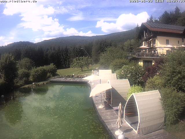 Archived image Webcam Hotel Riedlberg, Bavarian Forest