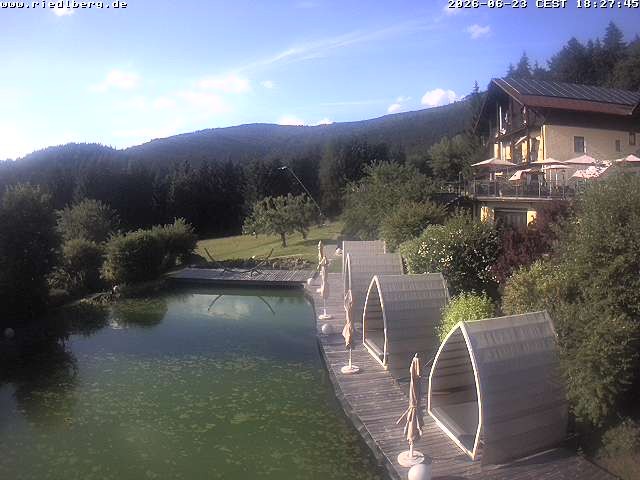 Archived image Webcam Hotel Riedlberg, Bavarian Forest
