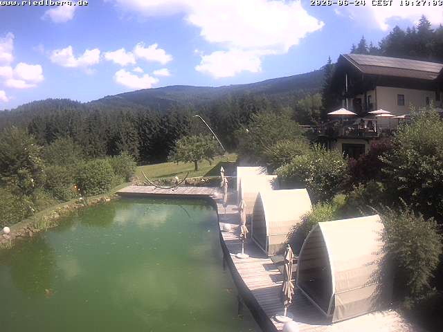 Archiv Foto Webcam Hotel Riedlberg, Bayerischer Wald