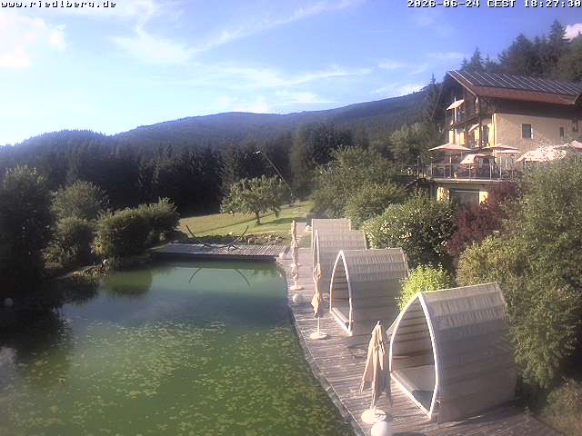 Archiv Foto Webcam Hotel Riedlberg, Bayerischer Wald