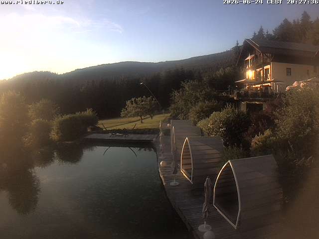 Archiv Foto Webcam Hotel Riedlberg, Bayerischer Wald