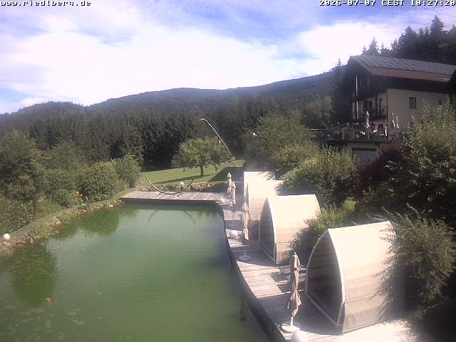 Archiv Foto Webcam Hotel Riedlberg, Bayerischer Wald