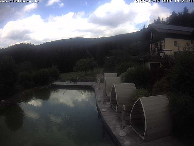Archived image Webcam Hotel Riedlberg, Bavarian Forest