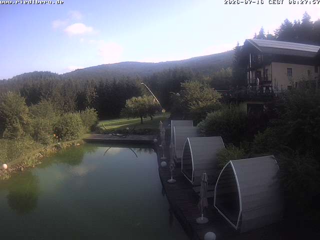 Archived image Webcam Hotel Riedlberg, Bavarian Forest