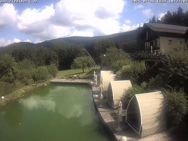 Archived image Webcam Hotel Riedlberg, Bavarian Forest