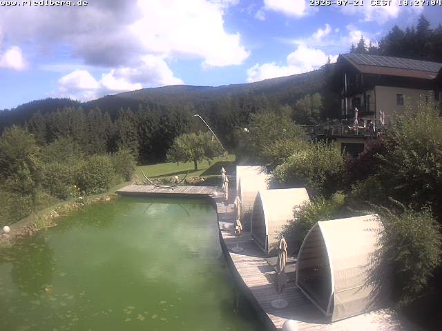 Archiv Foto Webcam Hotel Riedlberg, Bayerischer Wald