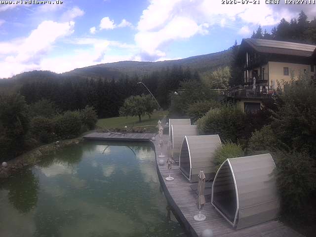 Archiv Foto Webcam Hotel Riedlberg, Bayerischer Wald