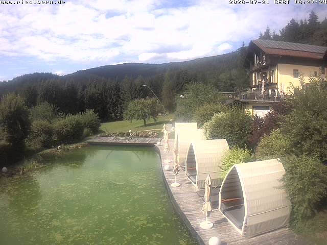 Archived image Webcam Hotel Riedlberg, Bavarian Forest