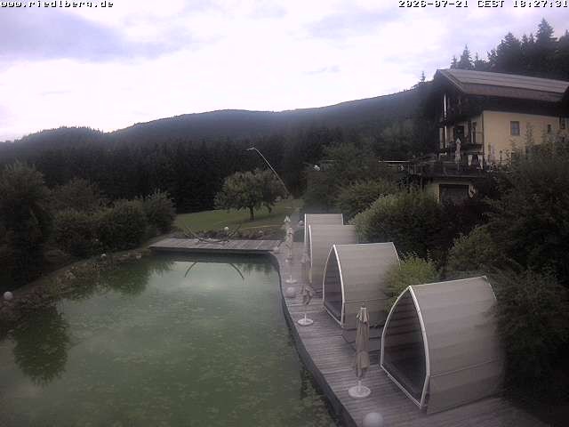 Archived image Webcam Hotel Riedlberg, Bavarian Forest