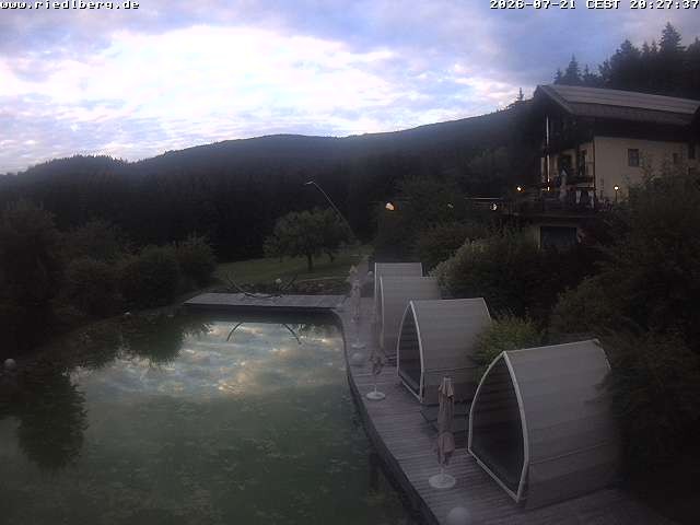 Archived image Webcam Hotel Riedlberg, Bavarian Forest
