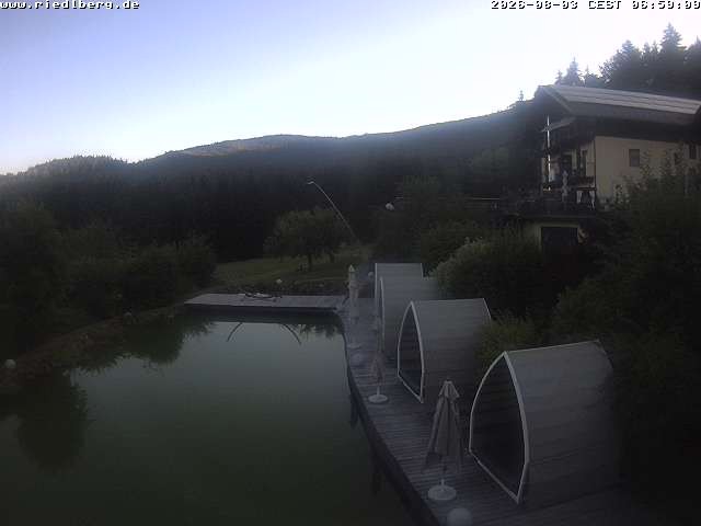 Archived image Webcam Hotel Riedlberg, Bavarian Forest
