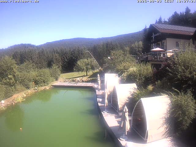 Archived image Webcam Hotel Riedlberg, Bavarian Forest