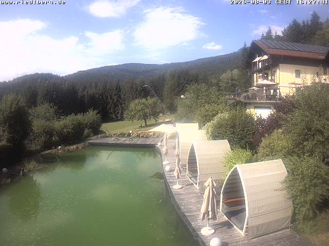 Archiv Foto Webcam Hotel Riedlberg, Bayerischer Wald