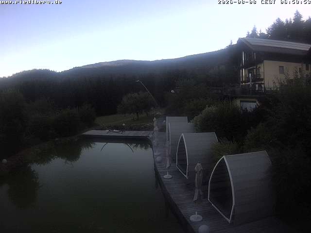 Archived image Webcam Hotel Riedlberg, Bavarian Forest