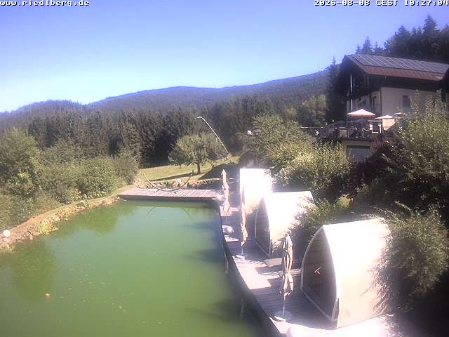 Archived image Webcam Hotel Riedlberg, Bavarian Forest