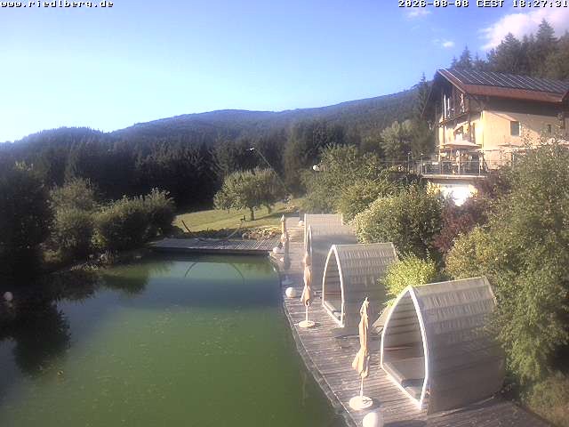 Archived image Webcam Hotel Riedlberg, Bavarian Forest