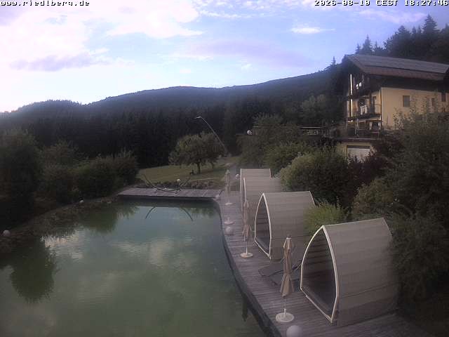 Archiv Foto Webcam Hotel Riedlberg, Bayerischer Wald