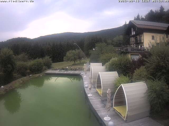 Archived image Webcam Hotel Riedlberg, Bavarian Forest