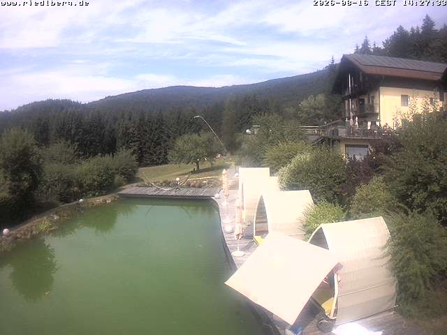 Archived image Webcam Hotel Riedlberg, Bavarian Forest