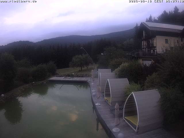 Archived image Webcam Hotel Riedlberg, Bavarian Forest
