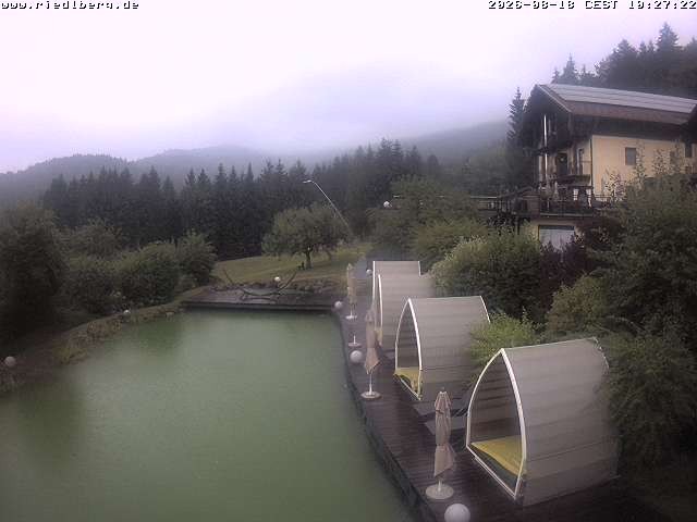 Archived image Webcam Hotel Riedlberg, Bavarian Forest