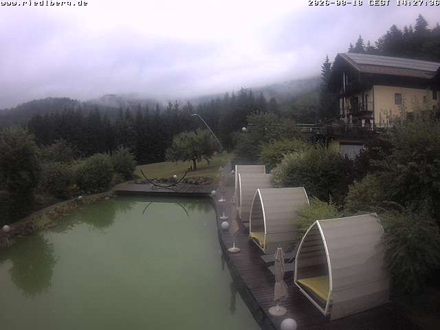 Archived image Webcam Hotel Riedlberg, Bavarian Forest