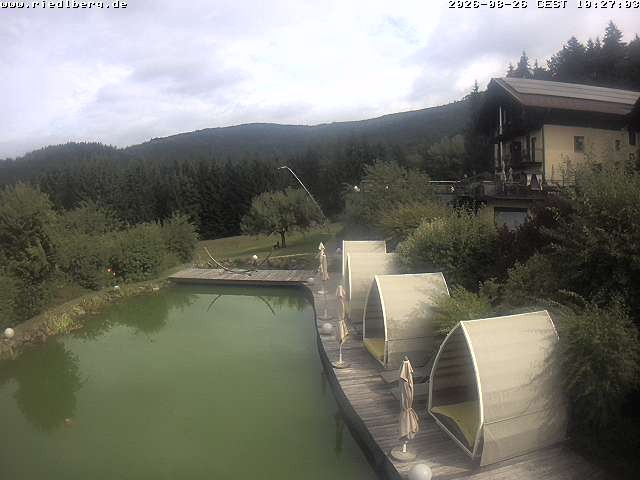 Archived image Webcam Hotel Riedlberg, Bavarian Forest