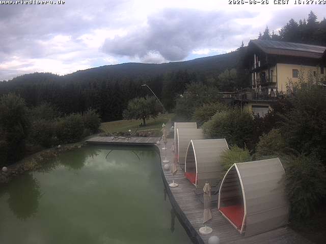 Archived image Webcam Hotel Riedlberg, Bavarian Forest