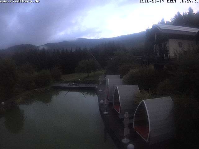 Archived image Webcam Hotel Riedlberg, Bavarian Forest