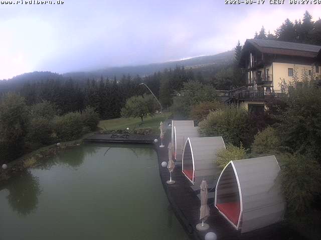 Archived image Webcam Hotel Riedlberg, Bavarian Forest