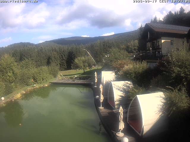 Archived image Webcam Hotel Riedlberg, Bavarian Forest
