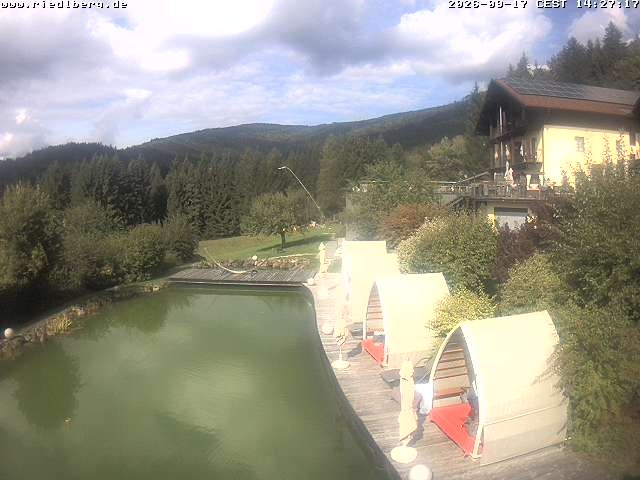 Archived image Webcam Hotel Riedlberg, Bavarian Forest