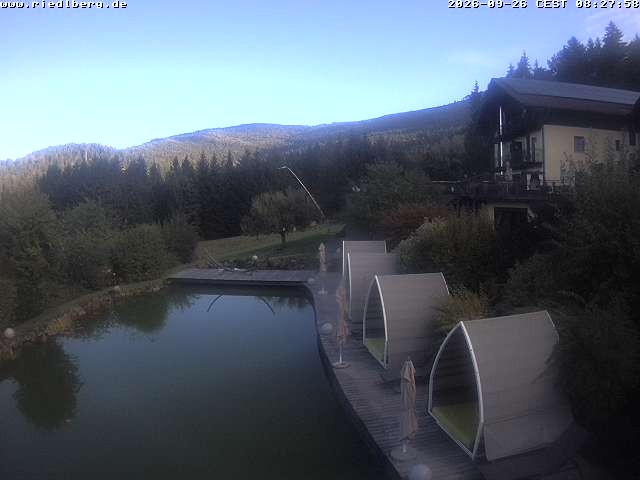 Archiv Foto Webcam Hotel Riedlberg, Bayerischer Wald