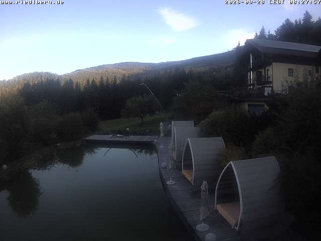 Archiv Foto Webcam Hotel Riedlberg, Bayerischer Wald