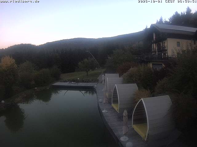 Archived image Webcam Hotel Riedlberg, Bavarian Forest