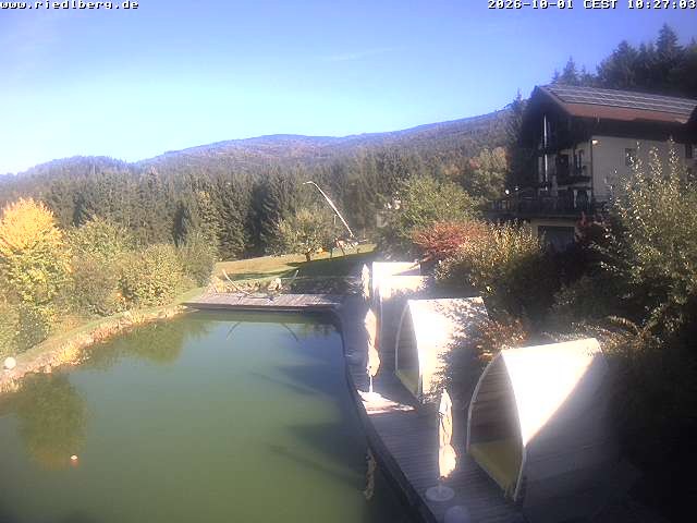 Archived image Webcam Hotel Riedlberg, Bavarian Forest