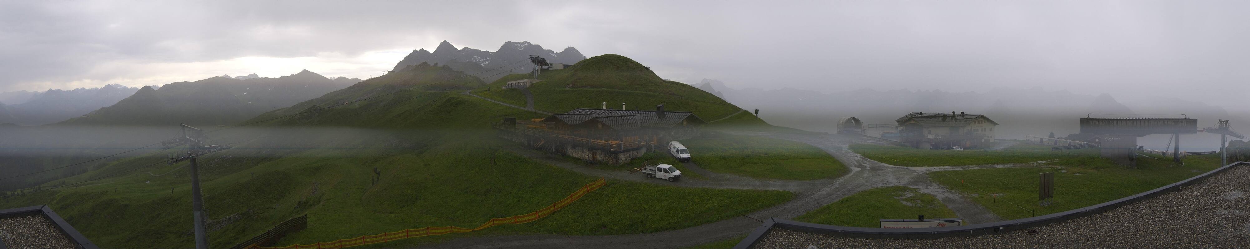 Archiv Foto Webcam Valisera Berg Sicht auf Nova Stoba