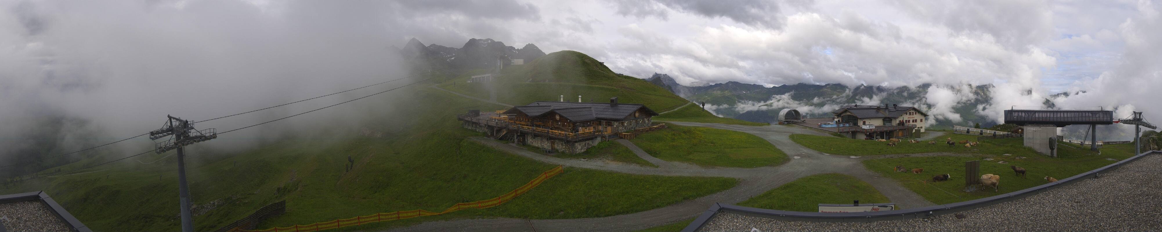 Archiv Foto Webcam Valisera Berg Sicht auf Nova Stoba