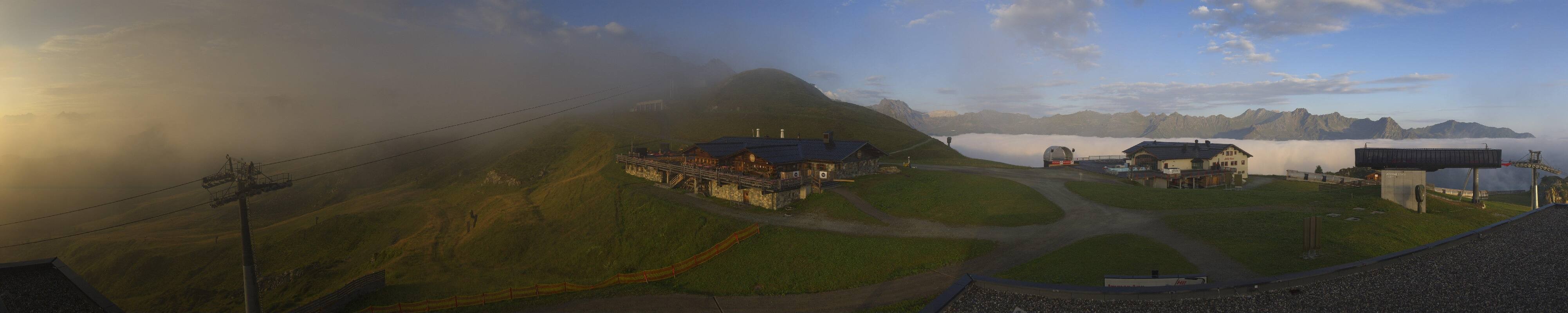 Archiv Foto Webcam Valisera Berg Sicht auf Nova Stoba