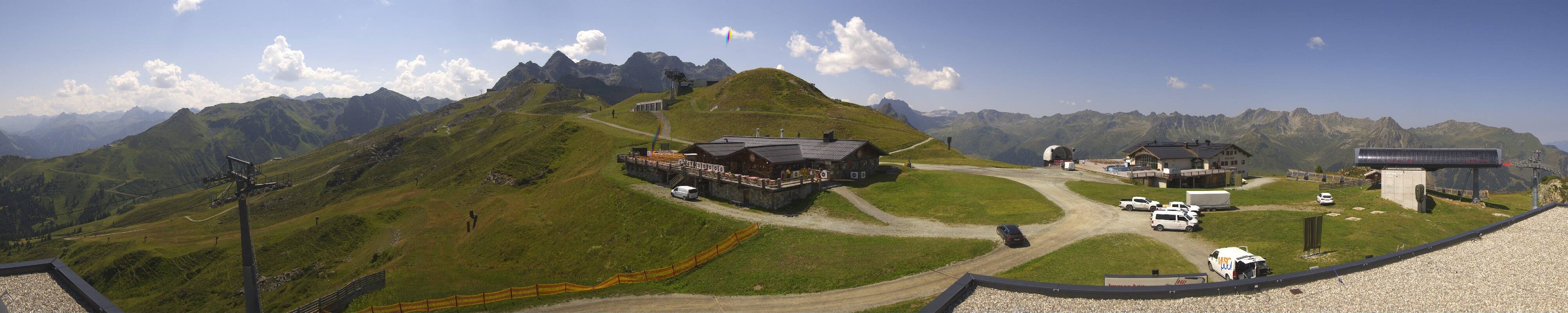 Archiv Foto Webcam Valisera Berg Sicht auf Nova Stoba