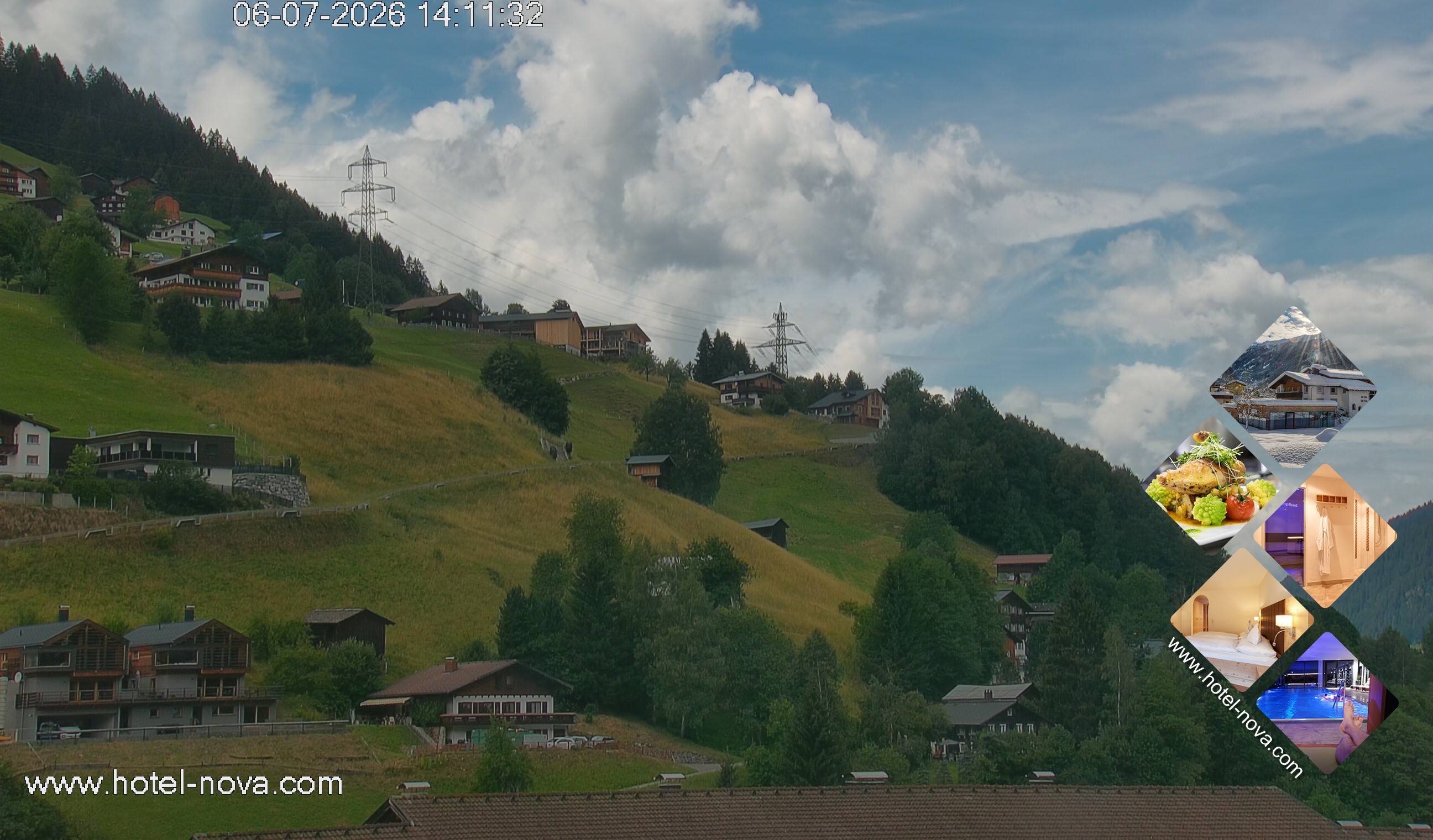 Archiv Foto Webcam Silvretta Montafon, Gaschurn