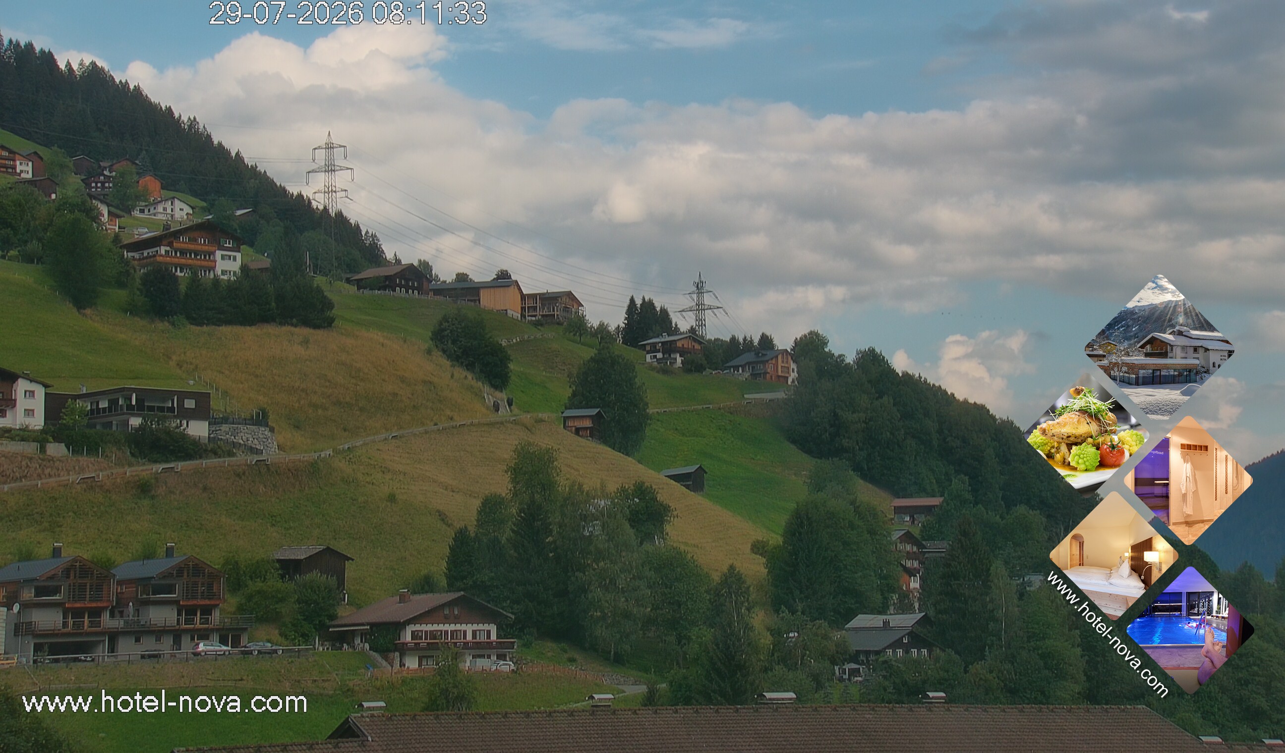 Archiv Foto Webcam Silvretta Montafon, Gaschurn
