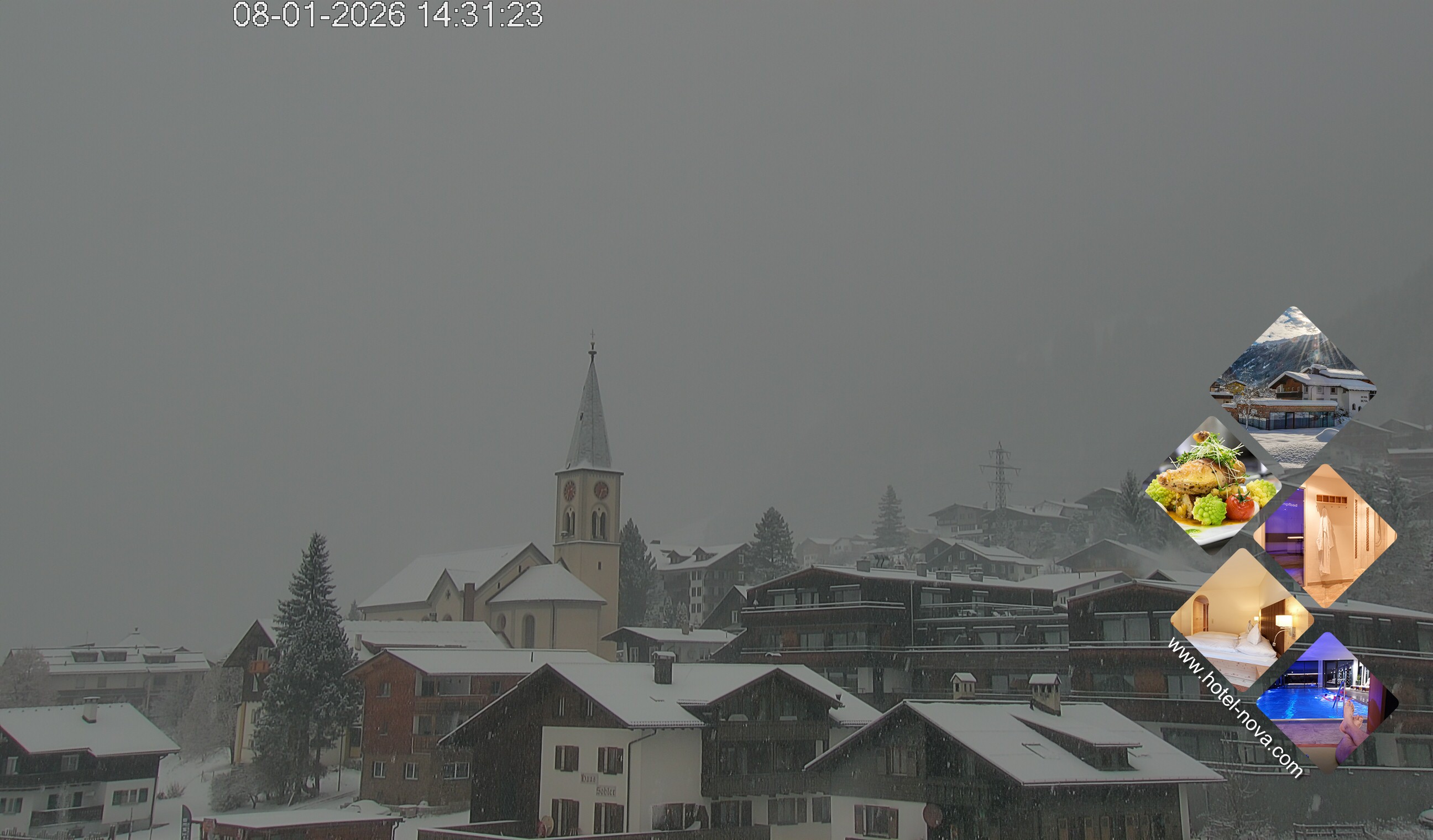 Archiv Foto Webcam Gaschurn Ortszentrum