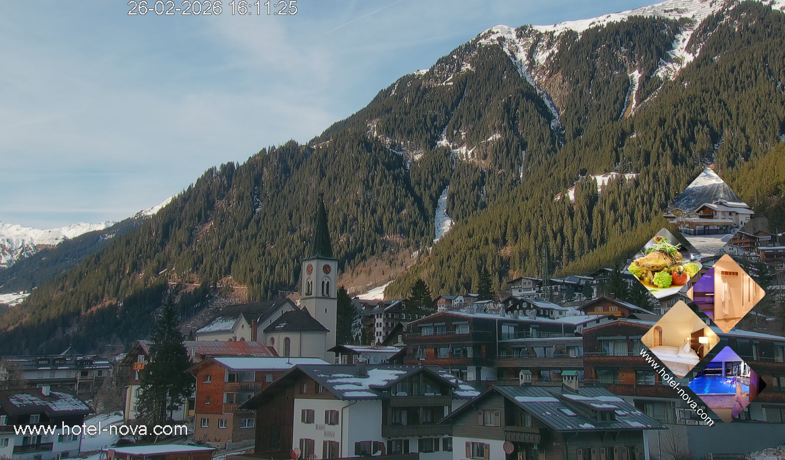 Archived image Webcam Gaschurn - View Village